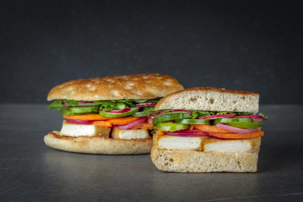 Tofu Banh Mi Sandwich