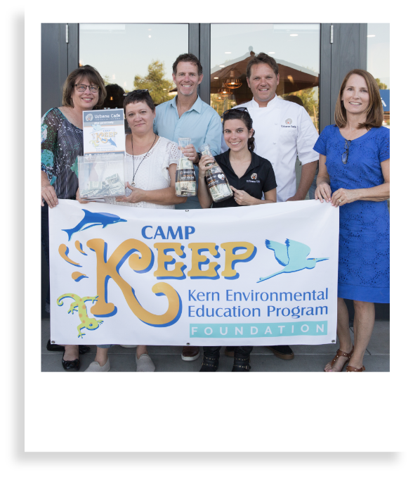 camp keep celebrating their fundraising efforts with urbane cafe