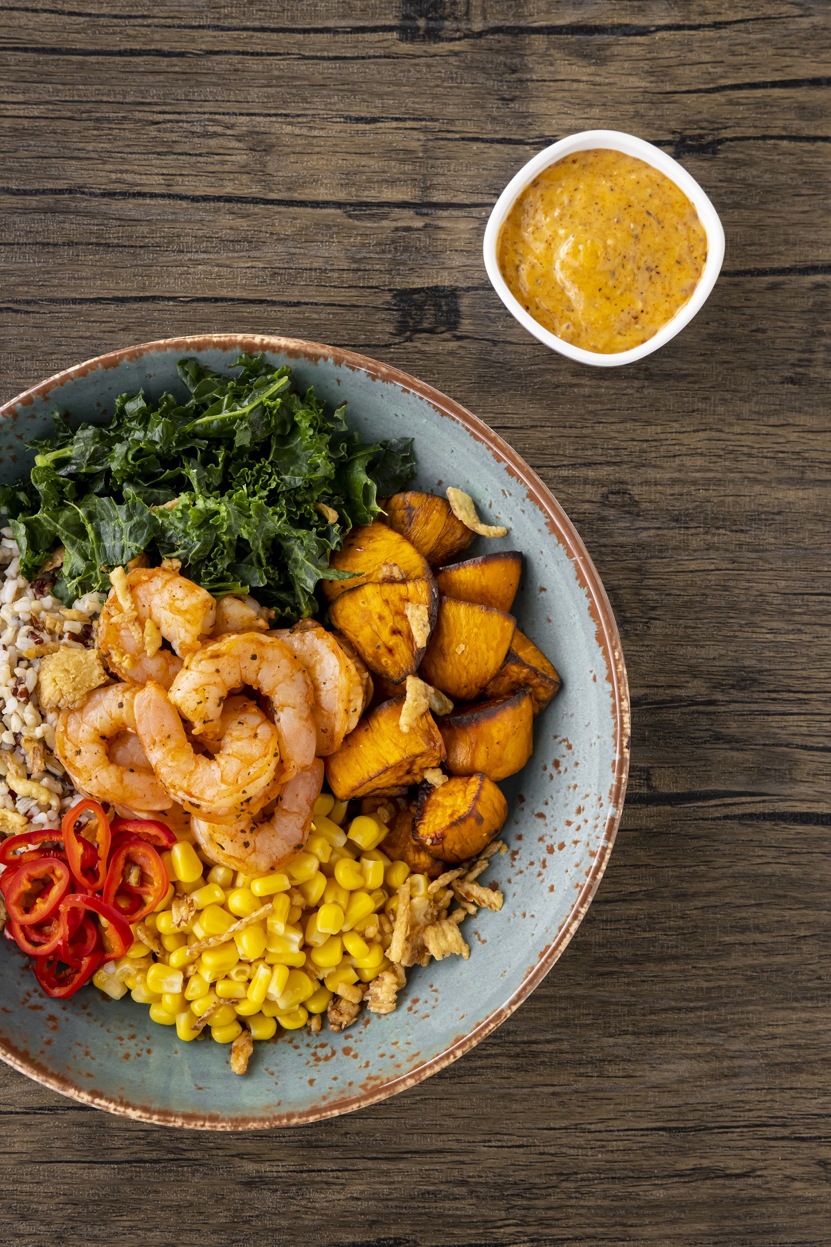 Cajun Shrimp Bowl and Shrimp Po’Boy