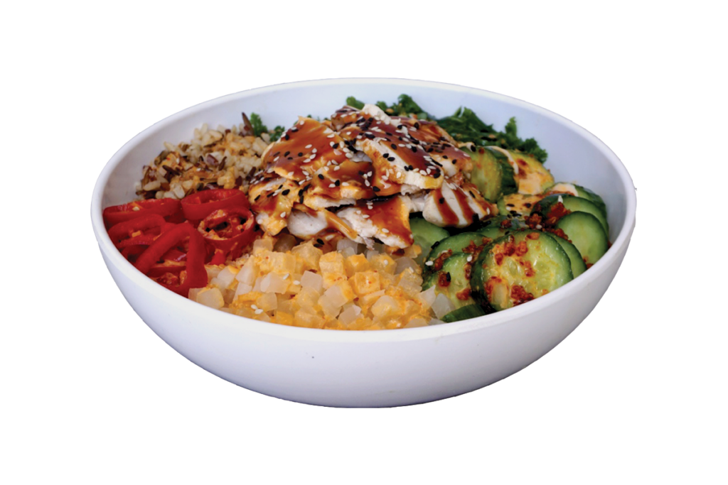 Garlic Sesame Bowl Chicken